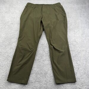 Kuhl Pants Men 38x29 Army Green Renegade Recon Tapered Zip Pocket Stretch Hiking